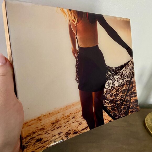 Handcrafted Woman on a Beach Photo Wall Art on Wood with Epoxy Finish 8x10 - Picture 3 of 10